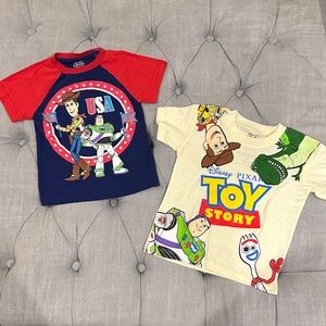 Disney Toy Story Kids Tees - Red and Cream
